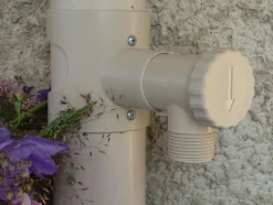 Récupérateur d'eau pour gouttière circulaire (Sable)