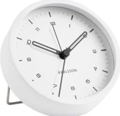 Réveil en métal style moderne Tinge (Blanc)