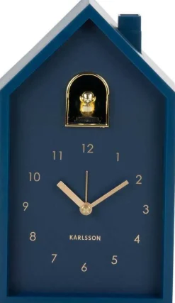 Réveil matin en plastique Cuckoo Oro (Bleu foncé)