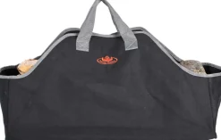 Sac à bûches en polyester noir