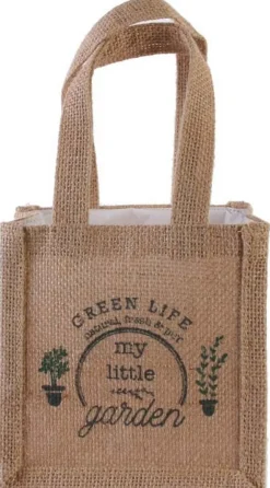 Sac à plantation en jute plastifiée My Little Market (14 cm)