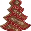 Sapin en manguier rouge et blanc