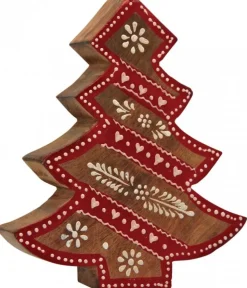 Sapin en manguier rouge et blanc