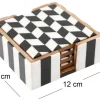 Set de 4 dessous de verre avec support
