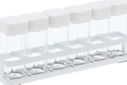 Set de 6 pots à épices avec support Tower