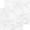 Set de table en vinyle Marbre blanc (Lot de 6)