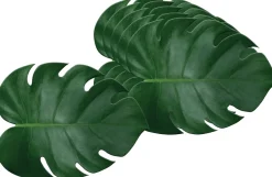 Set de table feuille tropicale en vinyle 44 x 34 cm(Lot de 6)