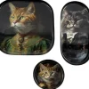 Set de 3 vide-poches en métal (Chats)
