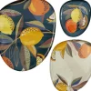 Set de 3 vide-poches en métal (Citrus ovale)