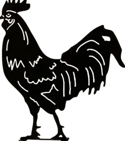 Silhouette animal en métal Garden (Coq)