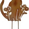 Silhouette en fer Chat 38 x 76 cm