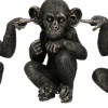 Singes sages en résine 67 cm (Lot de 3)