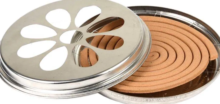 Spirales citronelle dans brûleur en métal (Lot de 6)