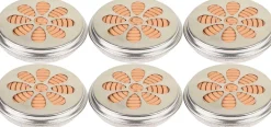 Spirales citronelle dans brûleur en métal (Lot de 6)