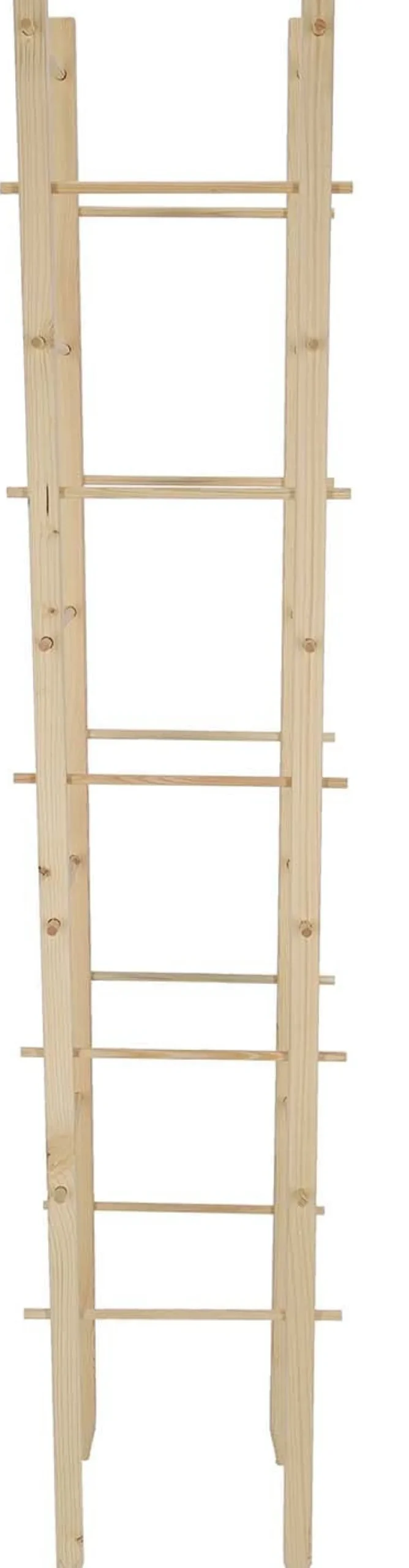 Support en bois de pin pour plantes 4 piquets (Tour)