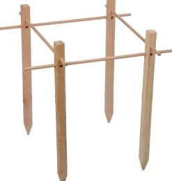 Support en bois de pin pour plantes Vegetable garden (50 x 50 cm)