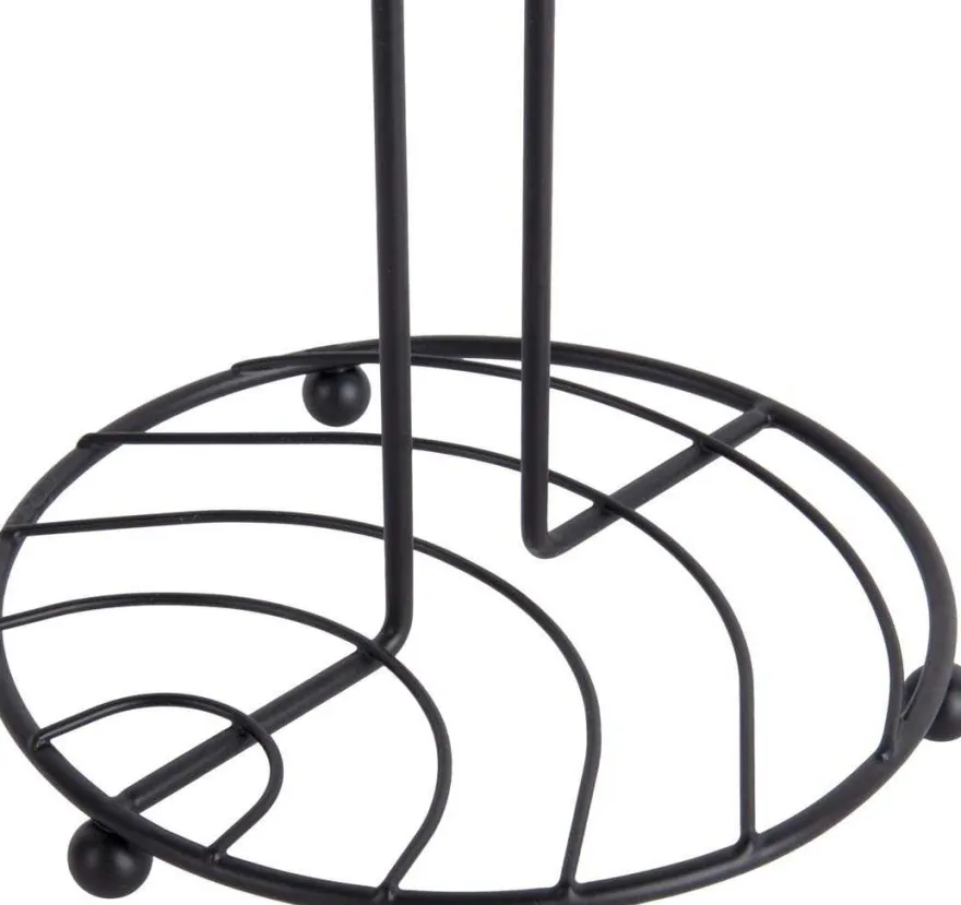 Support à essuie-tout en métal Wired (Noir)