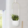Support à plantes en céramique Bolo (Blanc)