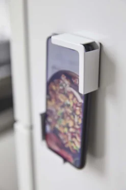Support smartphone et tablette pour frigo Tower