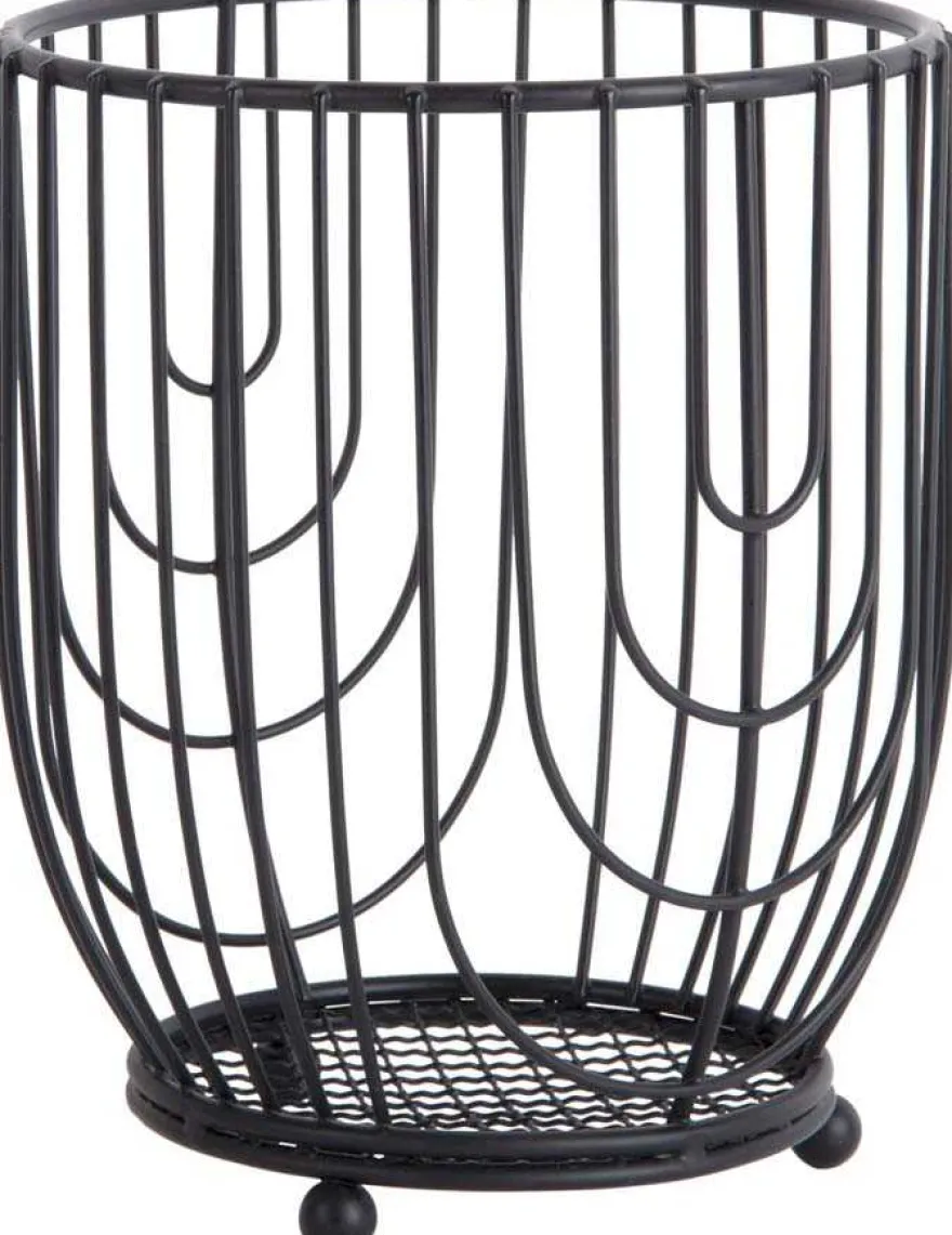 Support à ustensiles en métal Wired (Noir)