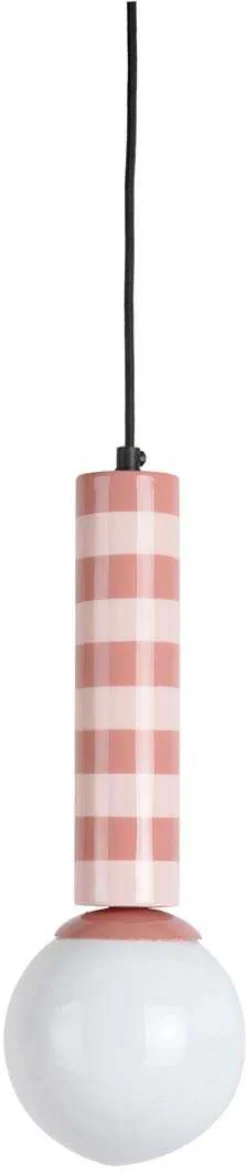Suspension en métal bicolore Rayado (Rose)