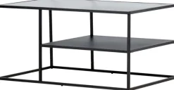 Table basse en acier et verre Campinas