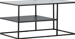 Table basse en acier et verre Campinas