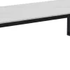 Table basse 120 x 60 cm en pierre frittée Estelle