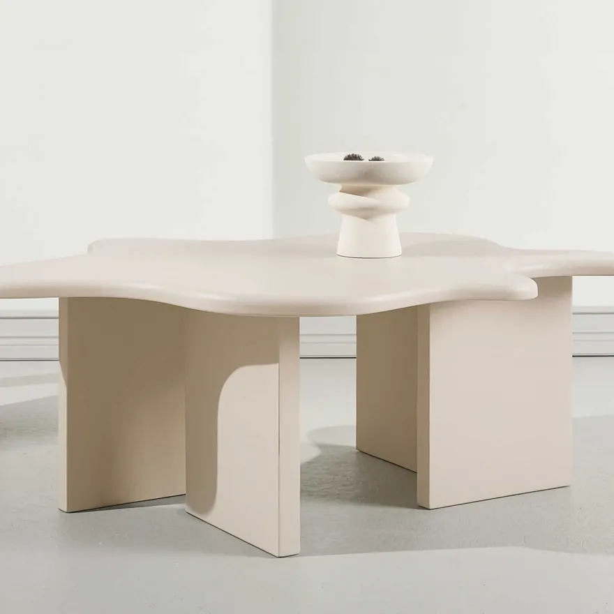 Table basse 116 x 76 cm Flower