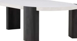 Table basse 125 x 71 cm Kres (Gris, Marron)