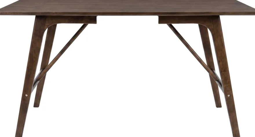 Table de repas en hévéa 120 x 80 cm Kaseidon
