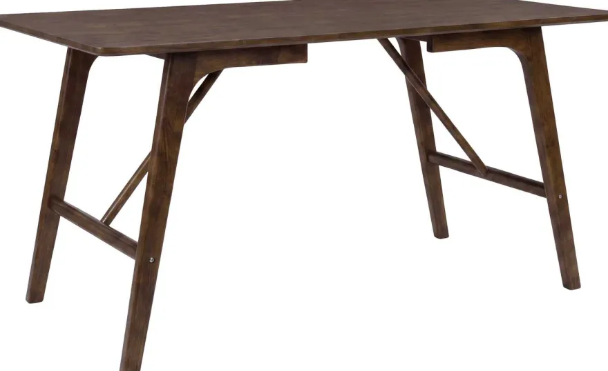 Table de repas en hévéa 120 x 80 cm Kaseidon