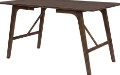 Table de repas en hévéa 120 x 80 cm Kaseidon