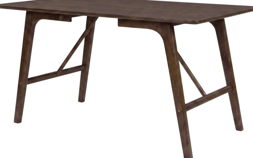 Table de repas en hévéa 120 x 80 cm Kaseidon