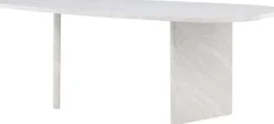 Table de repas ovale 220 x 100 cm Grönvik (Blanc)