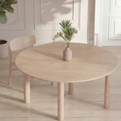 Table de repas ovale 130 x 110 x 75 cm Hilo