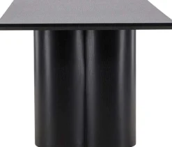 Table de repas rectangulaire 210 x 100 cm Olivia (Noir)