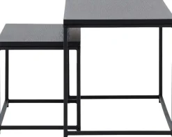 Tables gigognes en MDF et acier Staal
