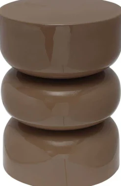 Tabouret en métal émaillé Rey (Mocha)