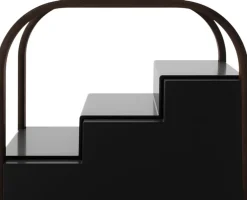 Étagère à épices extensible 3 niveaux Bellwood (Noir et noyer)