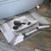 Tapis de bain en polyester Animal 45 x 75 cm (Gorille)
