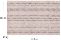 Tapis dessous de paillasson à motifs (Rayures horizontales)