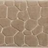 Tapis en polyester galets 67x45 cm (Beige)