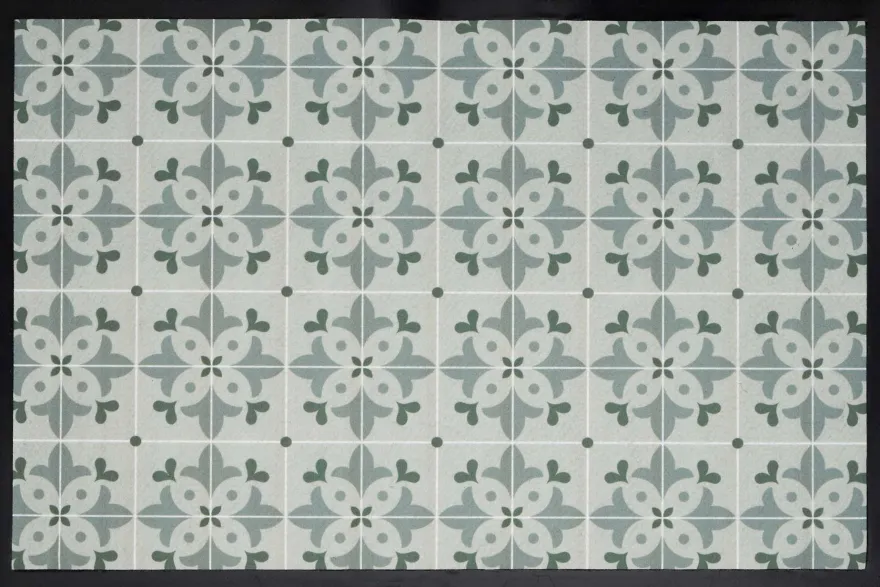 Tapis en PVC imprimé mosaique 40 x 60 cm
