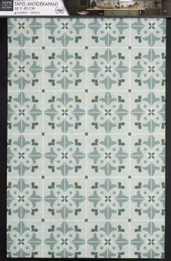 Tapis en PVC imprimé mosaique 40 x 60 cm
