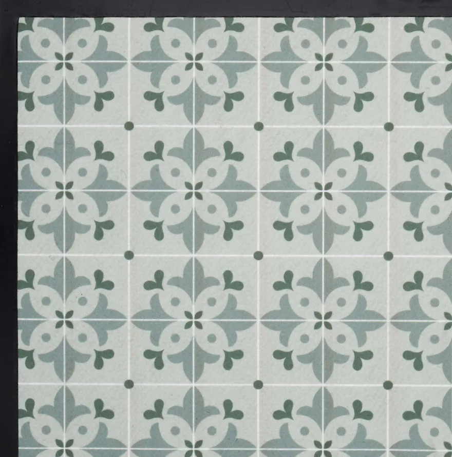 Tapis en PVC imprimé mosaique 40 x 60 cm