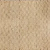 Tapis en toile de jute avec franges 120x170 cm