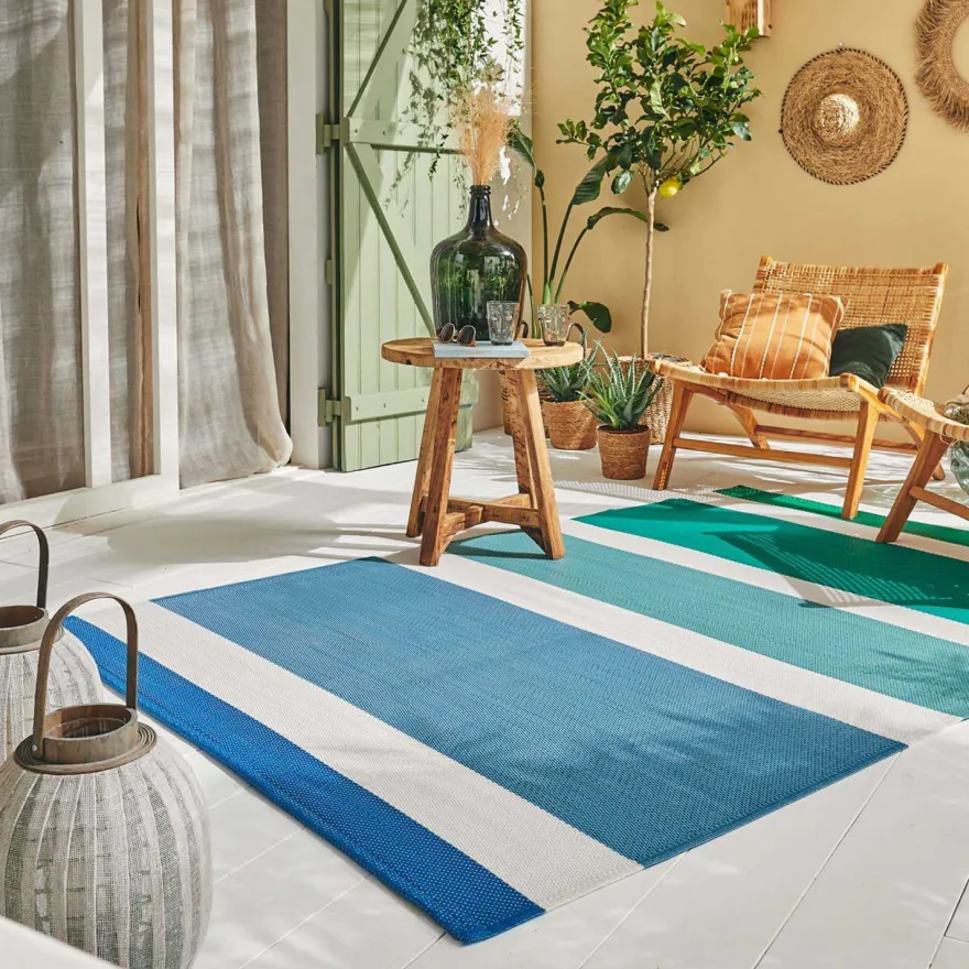 Tapis extérieur en polypropylène Spargi 1744 vert (120 x 160 cm)
