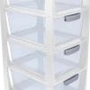 Tiroir de rangement empilable Omega 11L (Blanc)
