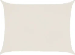 Toile d'ombrage rectangulaire 4 x 3 mètres (Blanc Gardena)